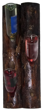 28x12x3 Live Edge 8 Bottle Rack   86033-076
