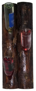 28x12x3 Live Edge 8 Bottle Rack   86033-076