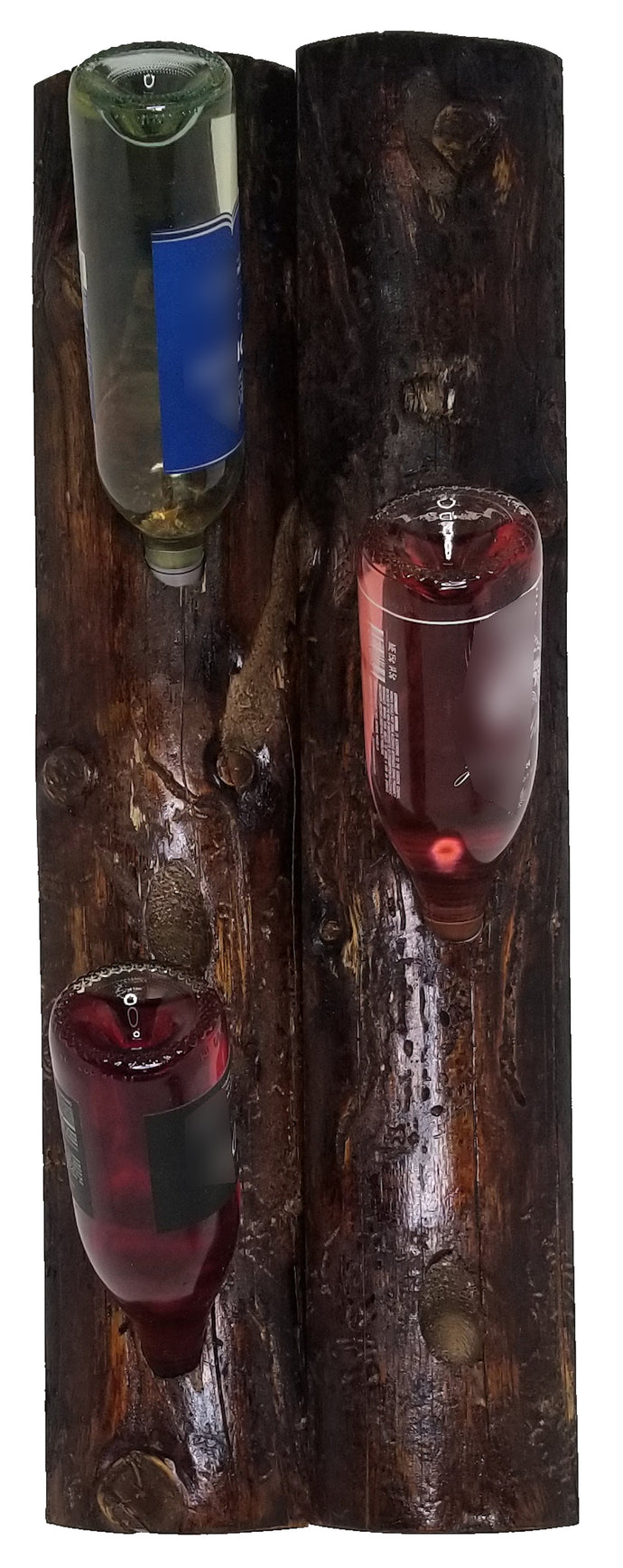 28x12x3 Live Edge 8 Bottle Rack   86033-076