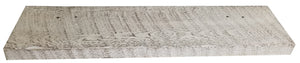 White Rough Cut Solid Wood Mini -  Mantel