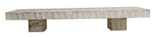 Load image into Gallery viewer, White Rough Cut Solid Wood Mini -  Mantel