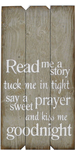 18 x 36 Gray Read me a story (Free shipping with Code: FREE at checkout)
